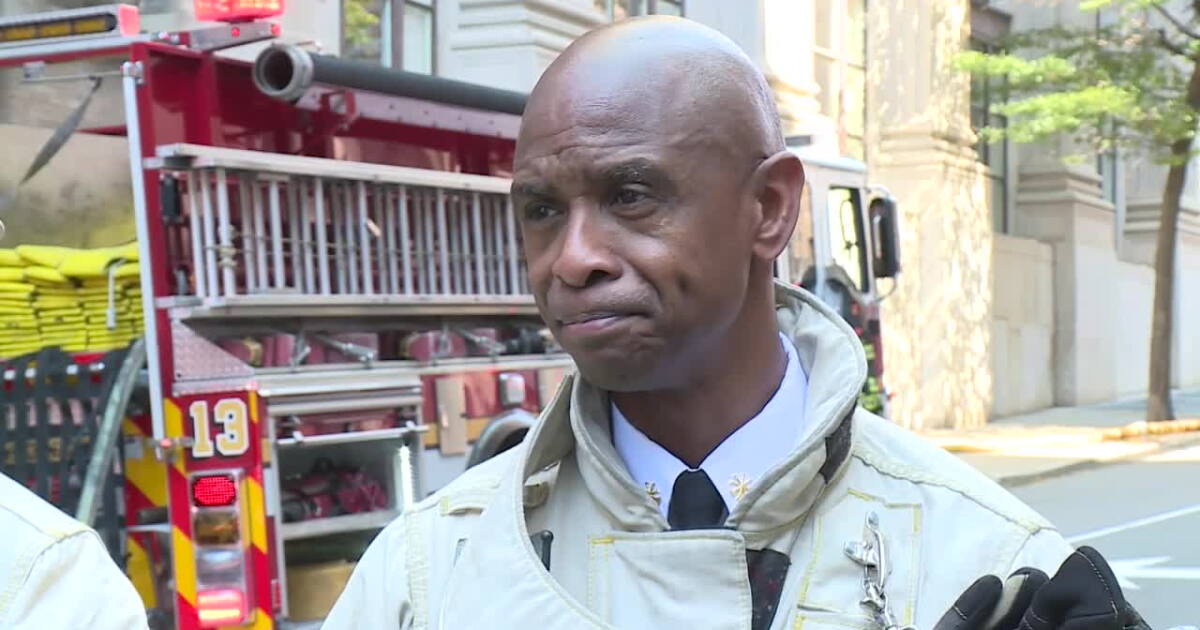Deputy Chief of Operations Rodney Epps on downtown Richmond fire