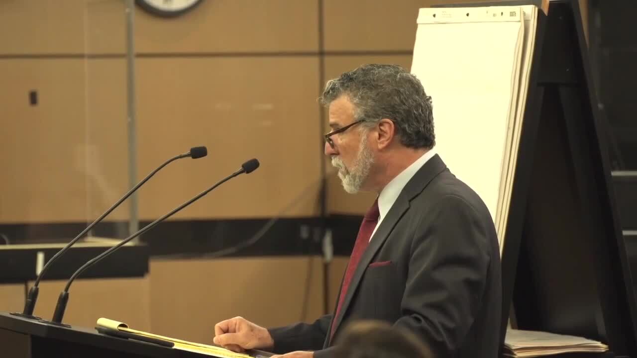 Defense attorney Gregg Lerman makes closing arguments in Euri Jenkins murder trial, May 5, 2022