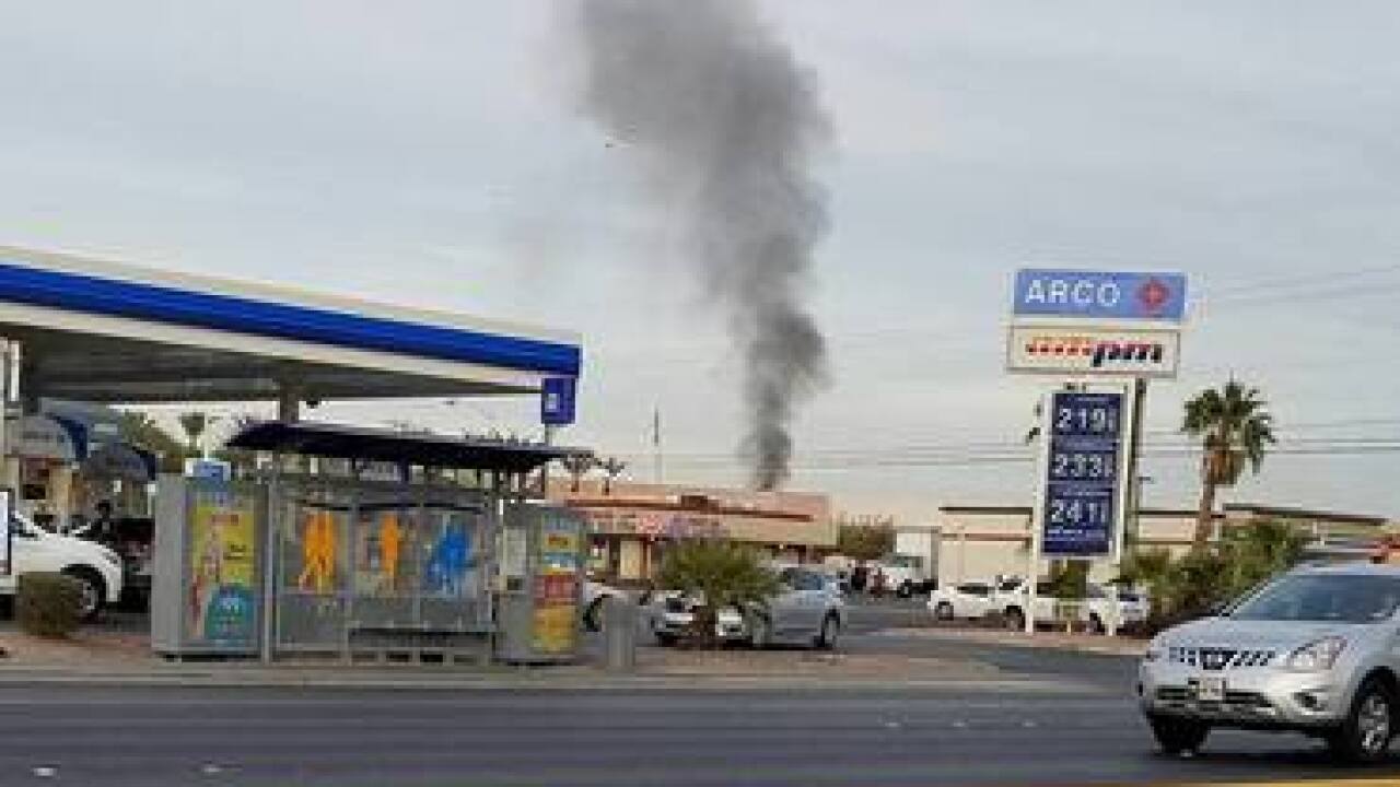 Crews responding to Monday garage fire