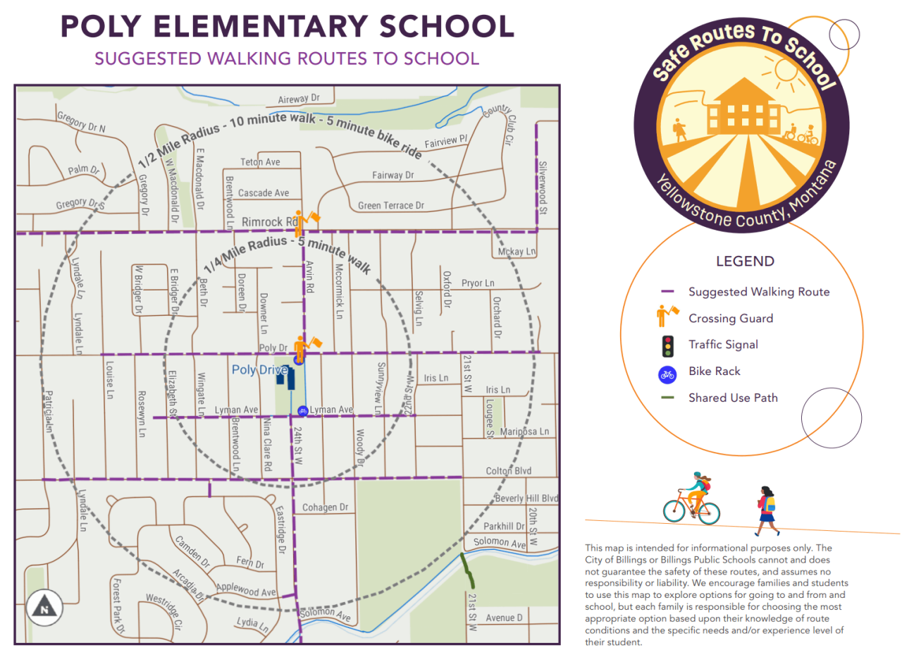 Poly drive safe route