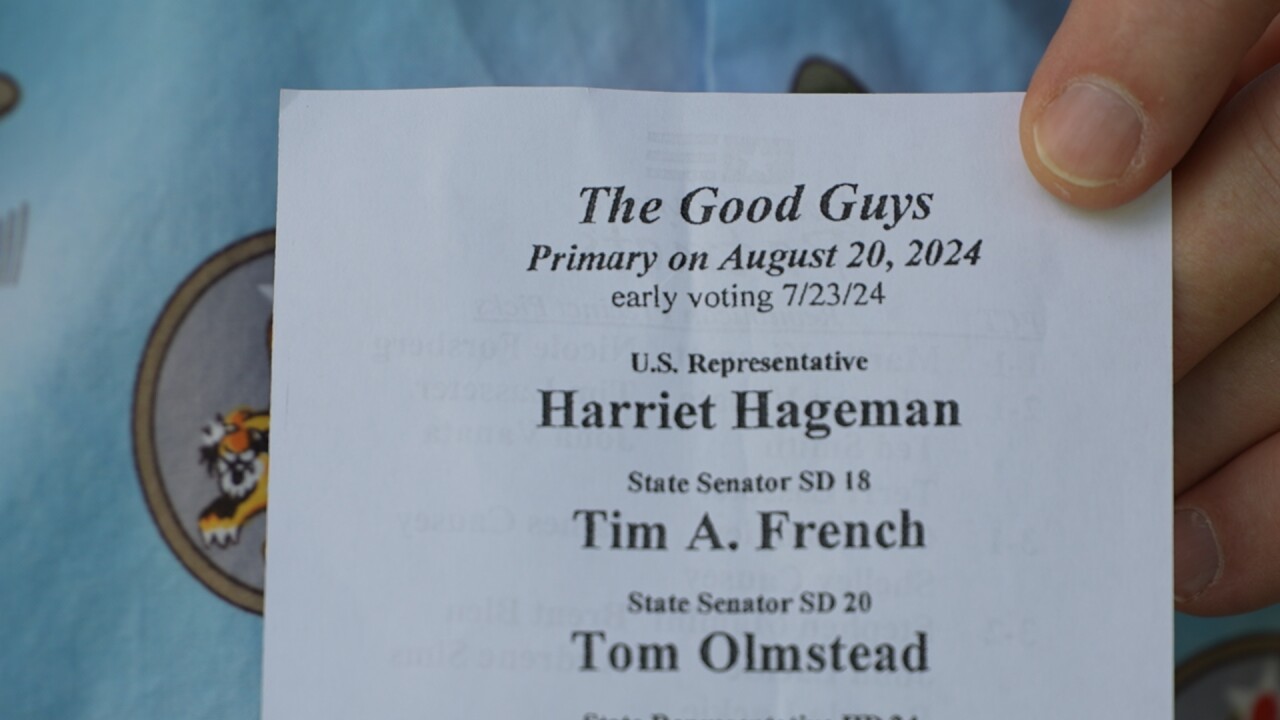 Republicans dominate the field in Tuesday's Wyoming primary election