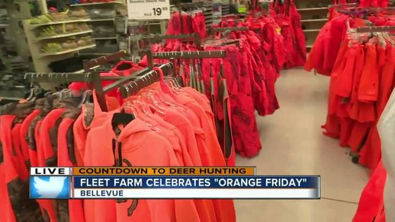 Fleet Farm celebrates day before gundeer opener with "Orange Friday"
