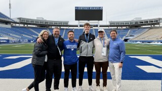 Jake Nawrot and family visiting Kentucky