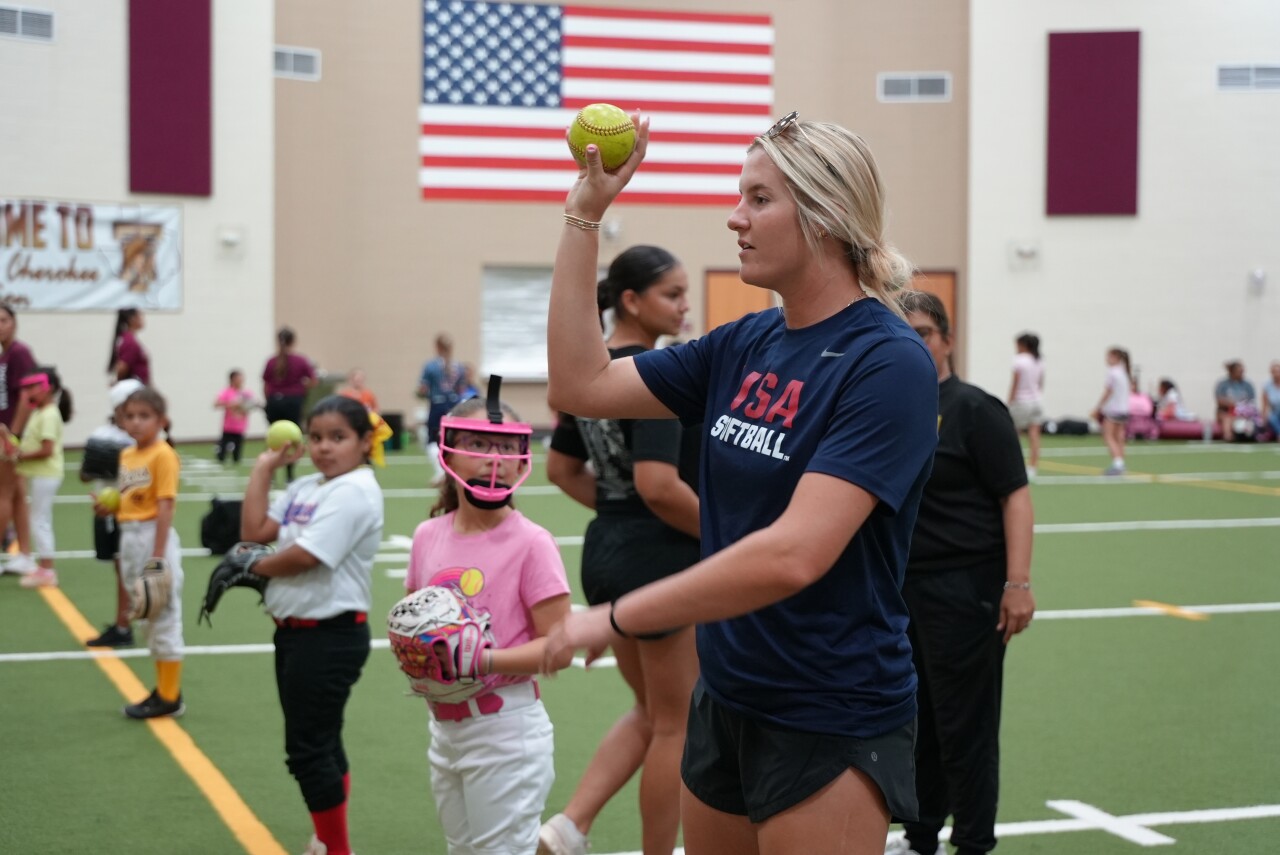 Reese Atwood at Tuloso-Midway camp