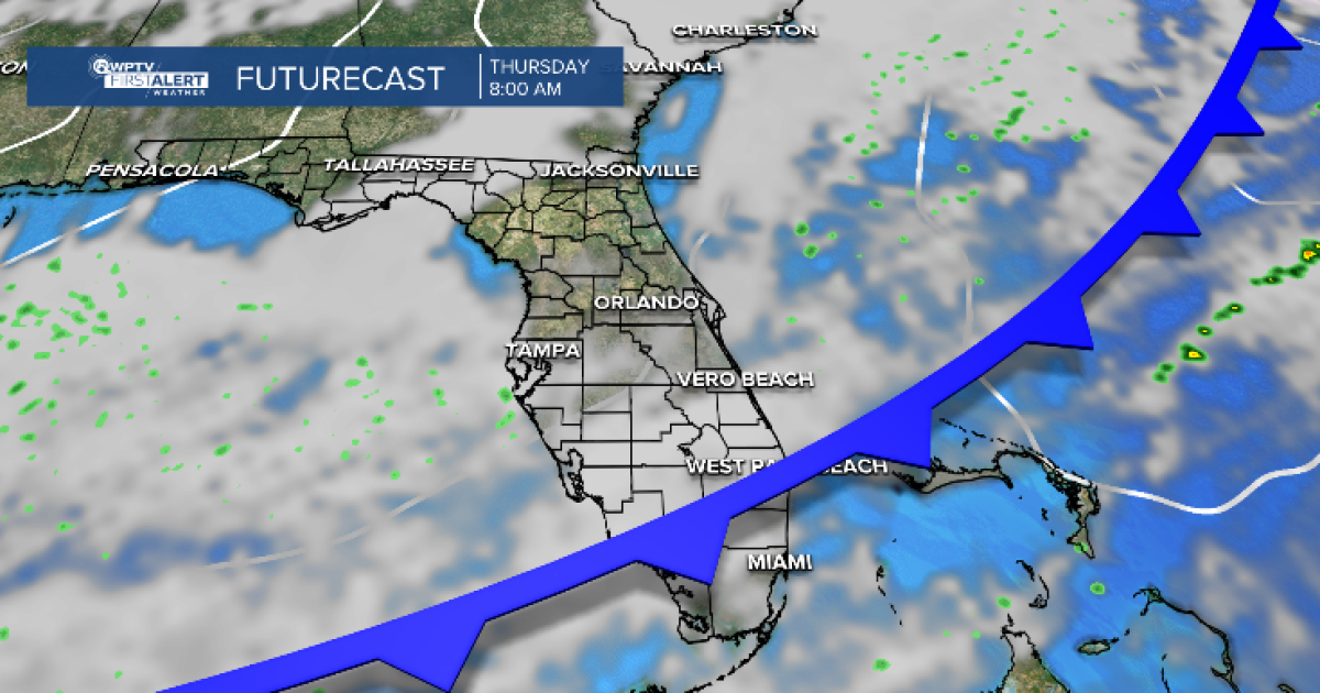 FORECAST: Spotty showers moving in ahead of cold front