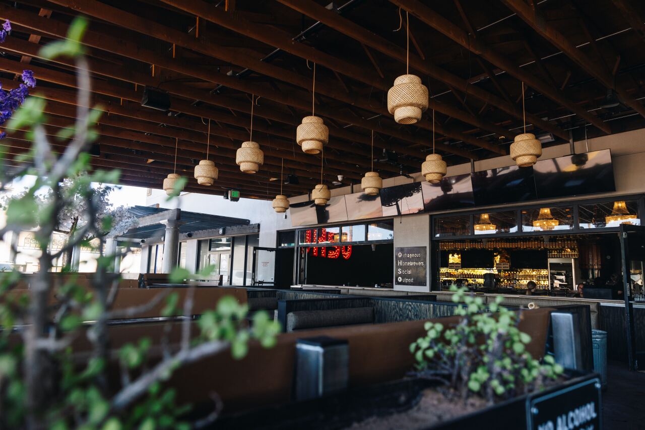 Views from the covered patio.