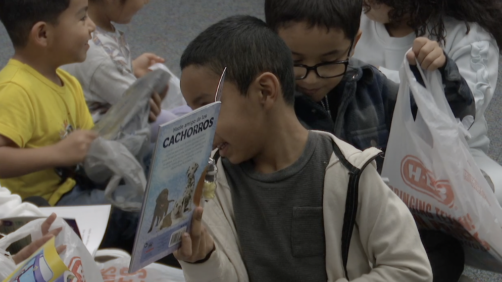 'If You Give a Child a Book' campaign sparks a love of reading at Crockett Elementary