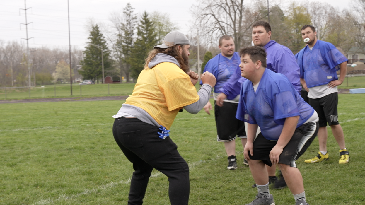 Coach Nebbefeld at Capital City Lightning practice