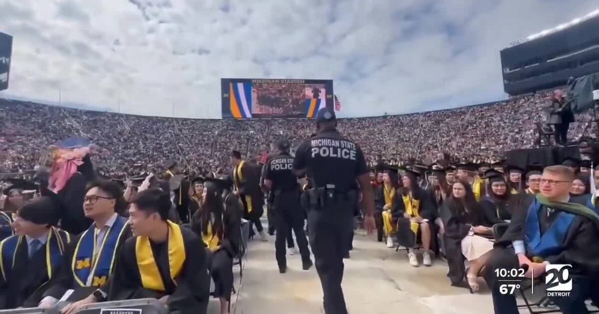 U-M students stage protests amid graduation weekend