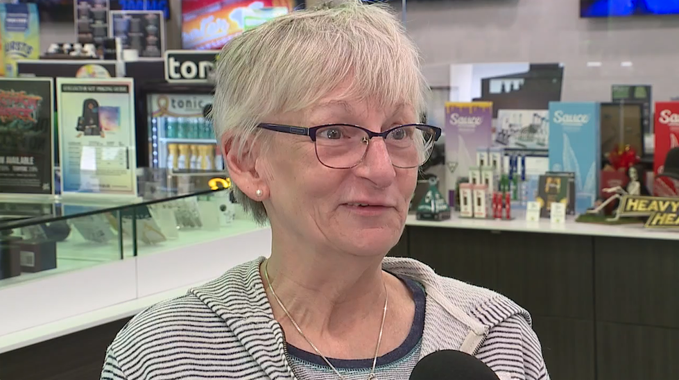 Heather Goddard at PUFF Cannabis in Madision Heights. (April 30, 2024)