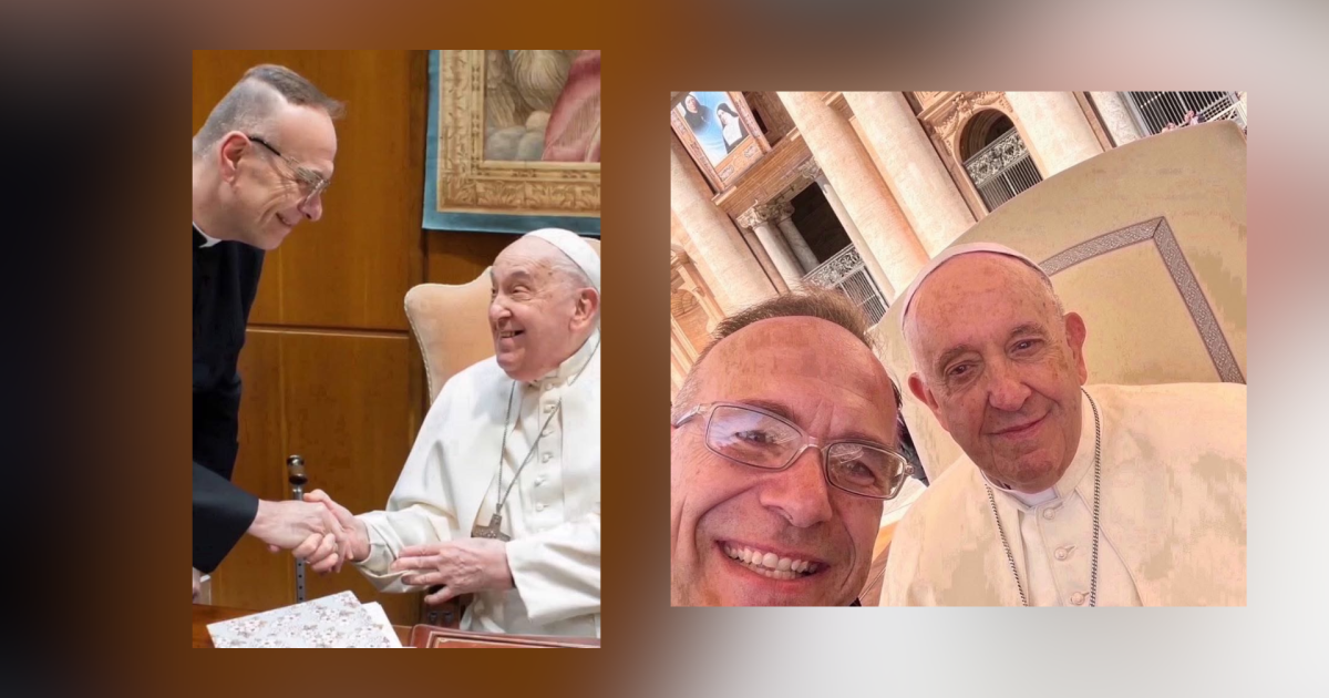Sichko Lexington priest Father Jim Sichko reacts to the death of Pope Francis