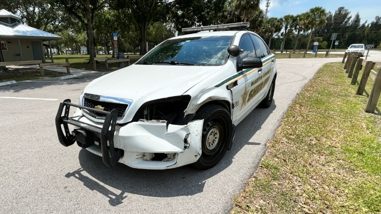 A Martin County deputy cruiser following a crash on Warfield Boulevard on May 18, 2022 (1).jpg