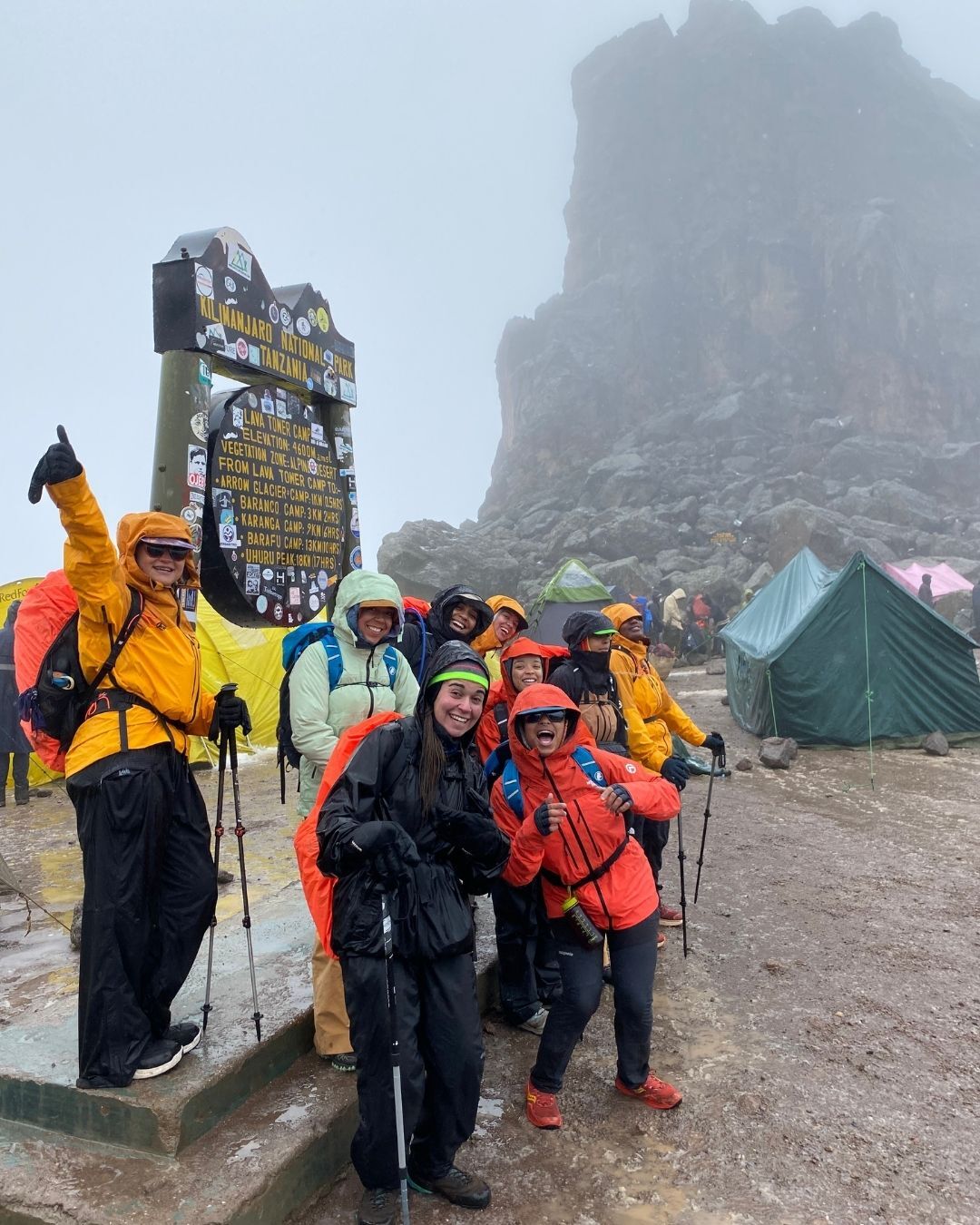 Reaching 15K feet_Above the Clouds Kilimanjaro trek