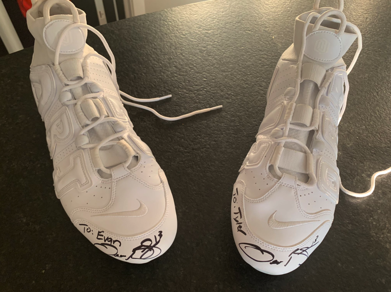 Odell signed cleats