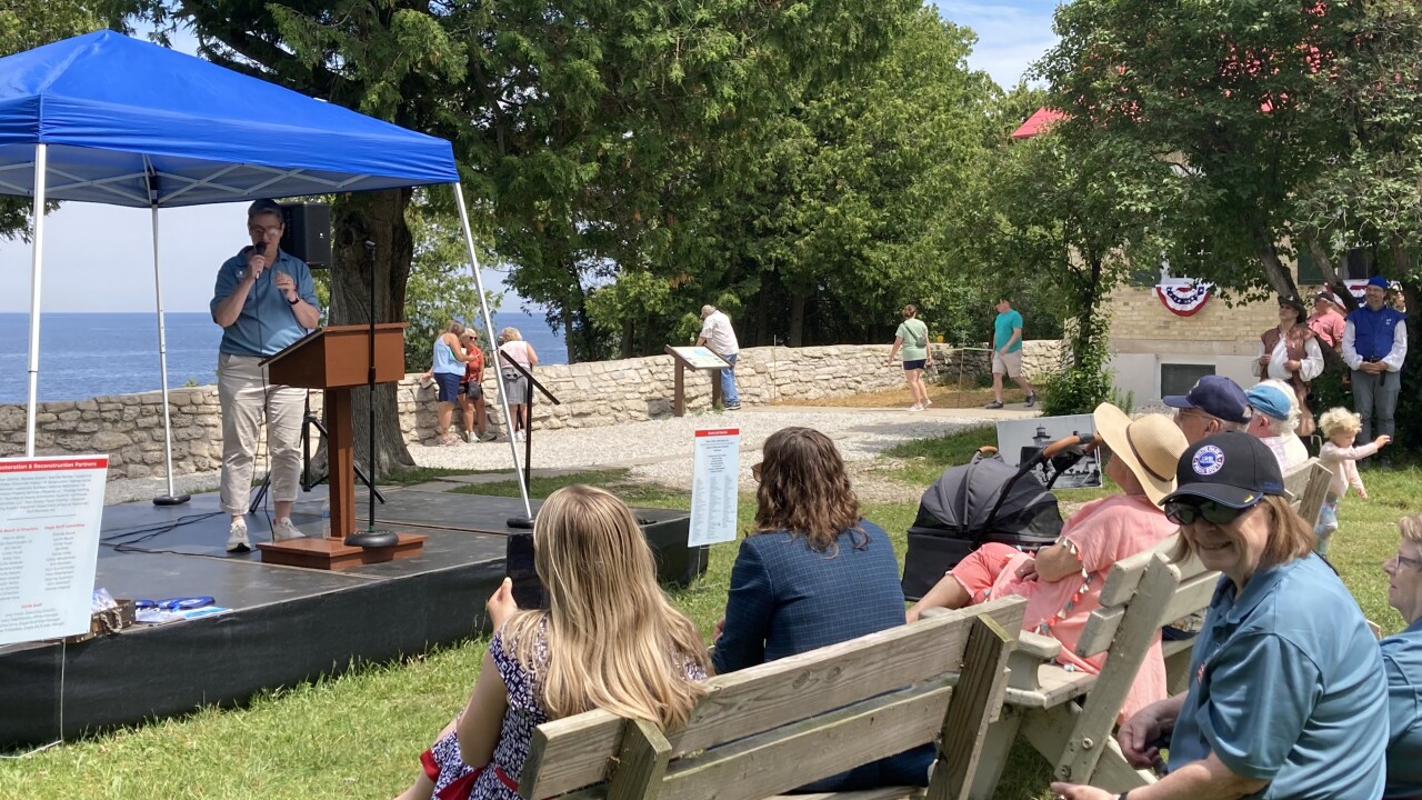 Door Co. Celebrates restored Eagle Bluff Light Station