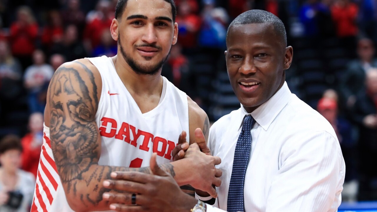Dayton S Obi Toppin Anthony Grant Sweep Ap Player Coach Of The