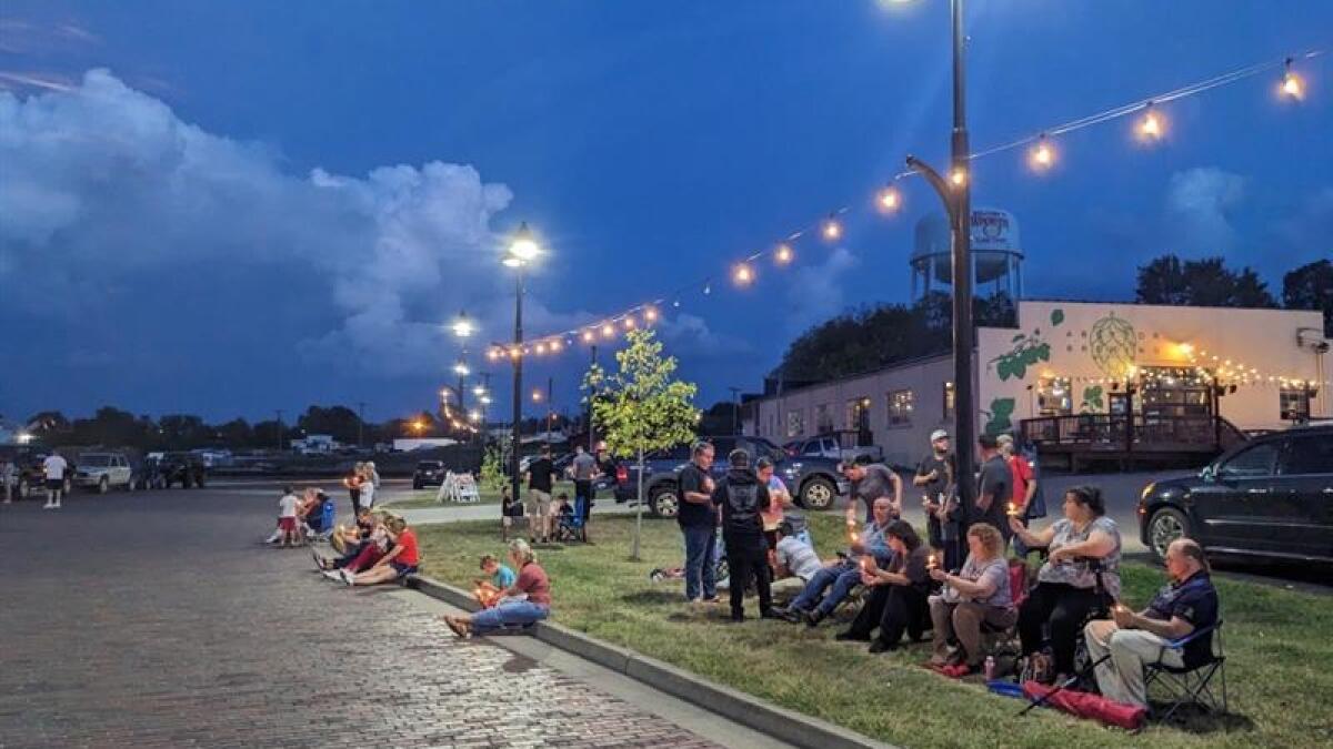 Winchester Community Holds Candlelight Vigil for Charlie Kirk