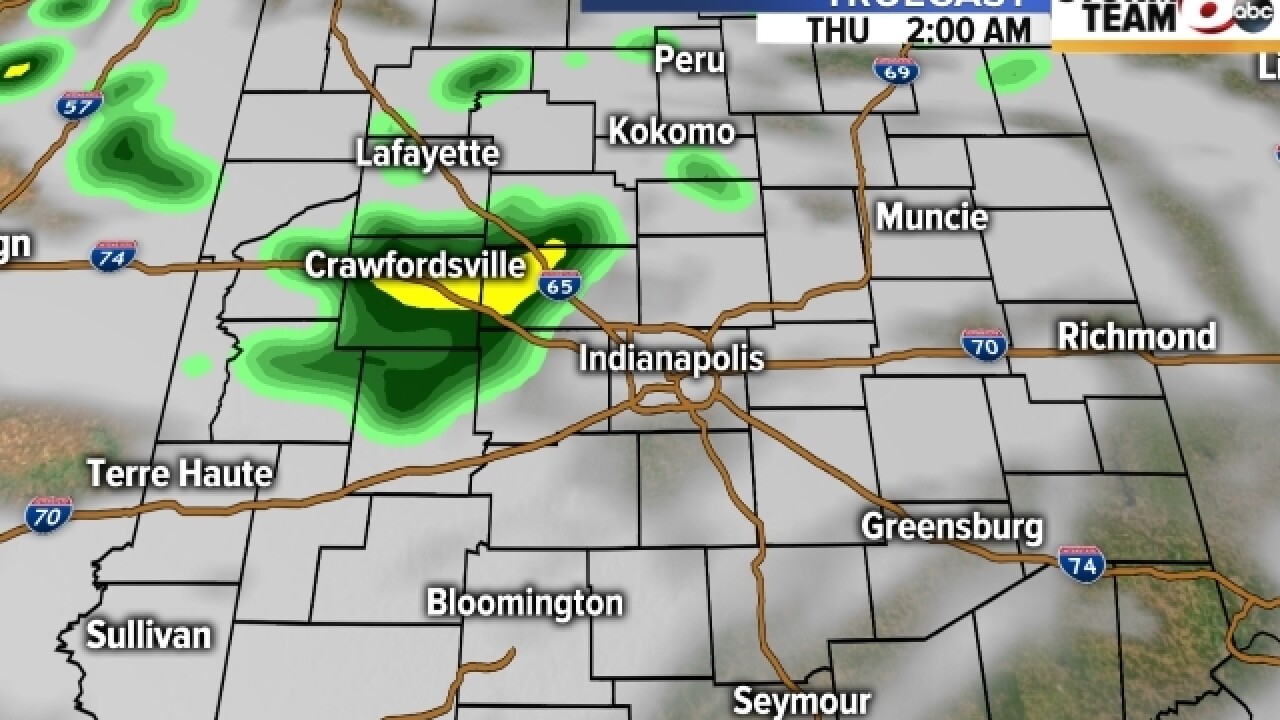 TIMELINE: See where rain is expected