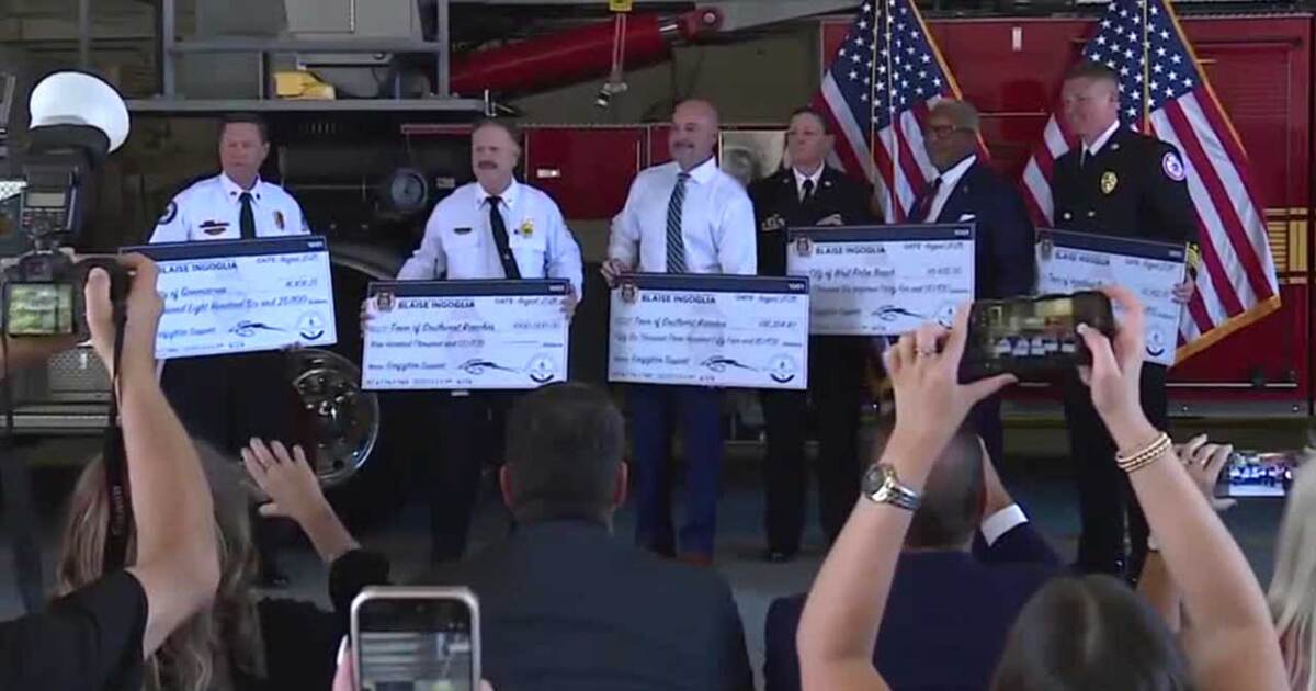 Florida awards $1 million to fire departments for cancer prevention equipment