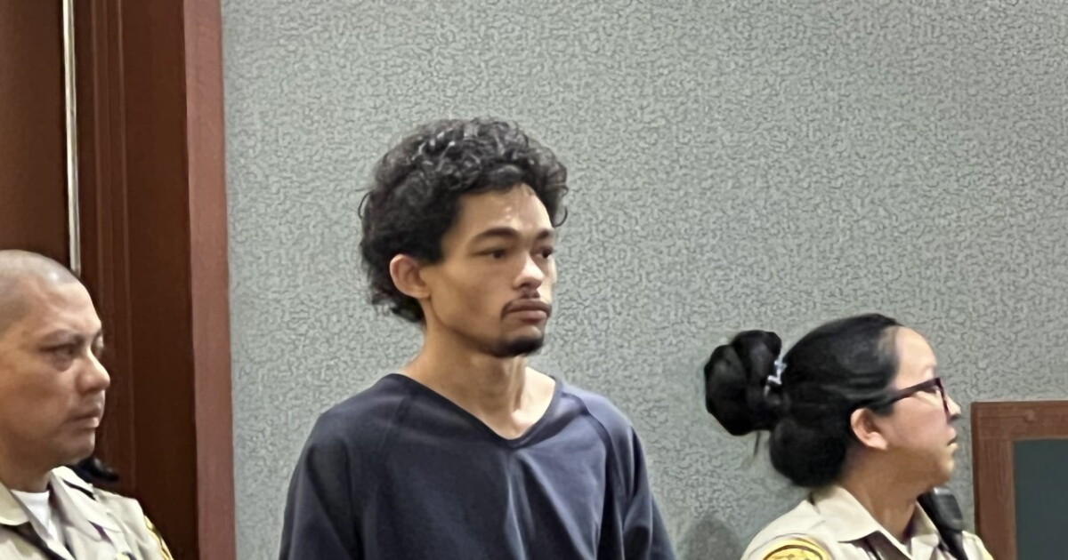 Man accused of killing Las Vegas police officer pleads not guilty