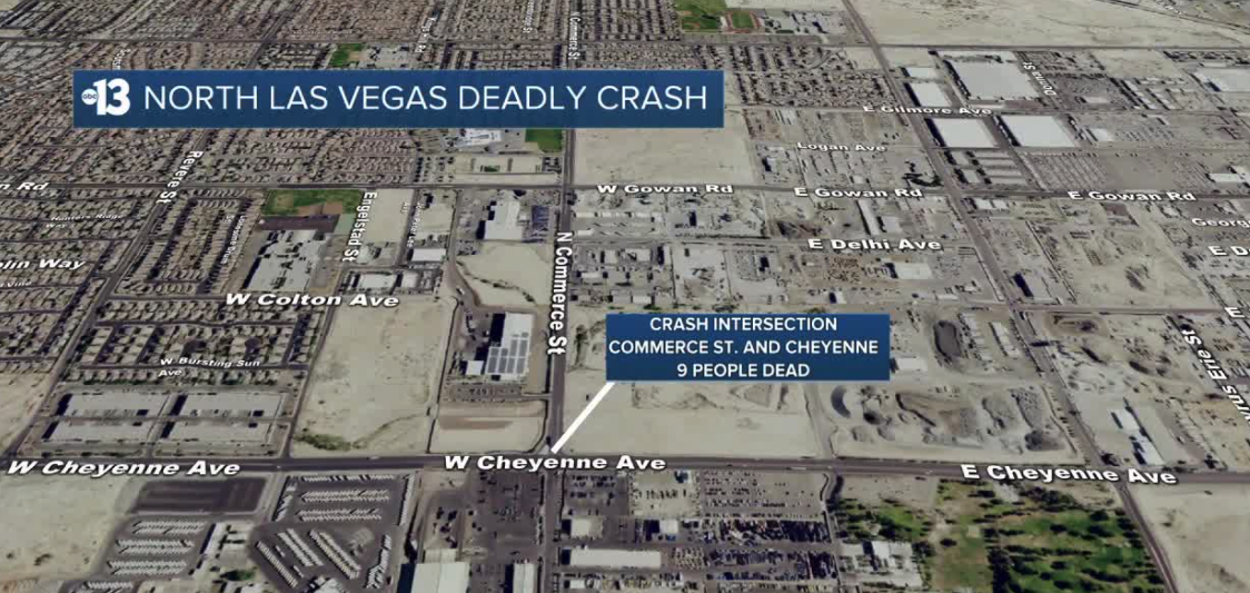 Map - Cheyenne Ave and Commerce St.