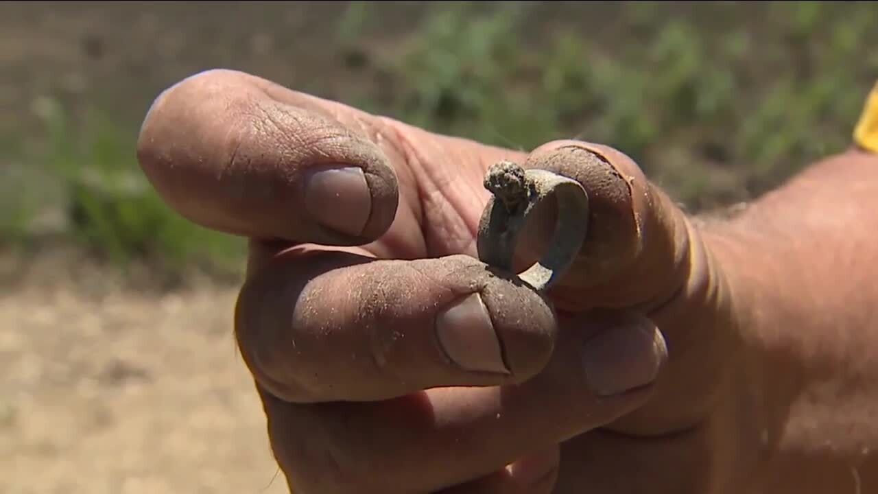 Denver7 Gives: Volunteers help with wildfire recovery and clean up_ring found