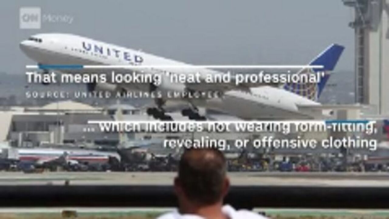 United Airlines leggings