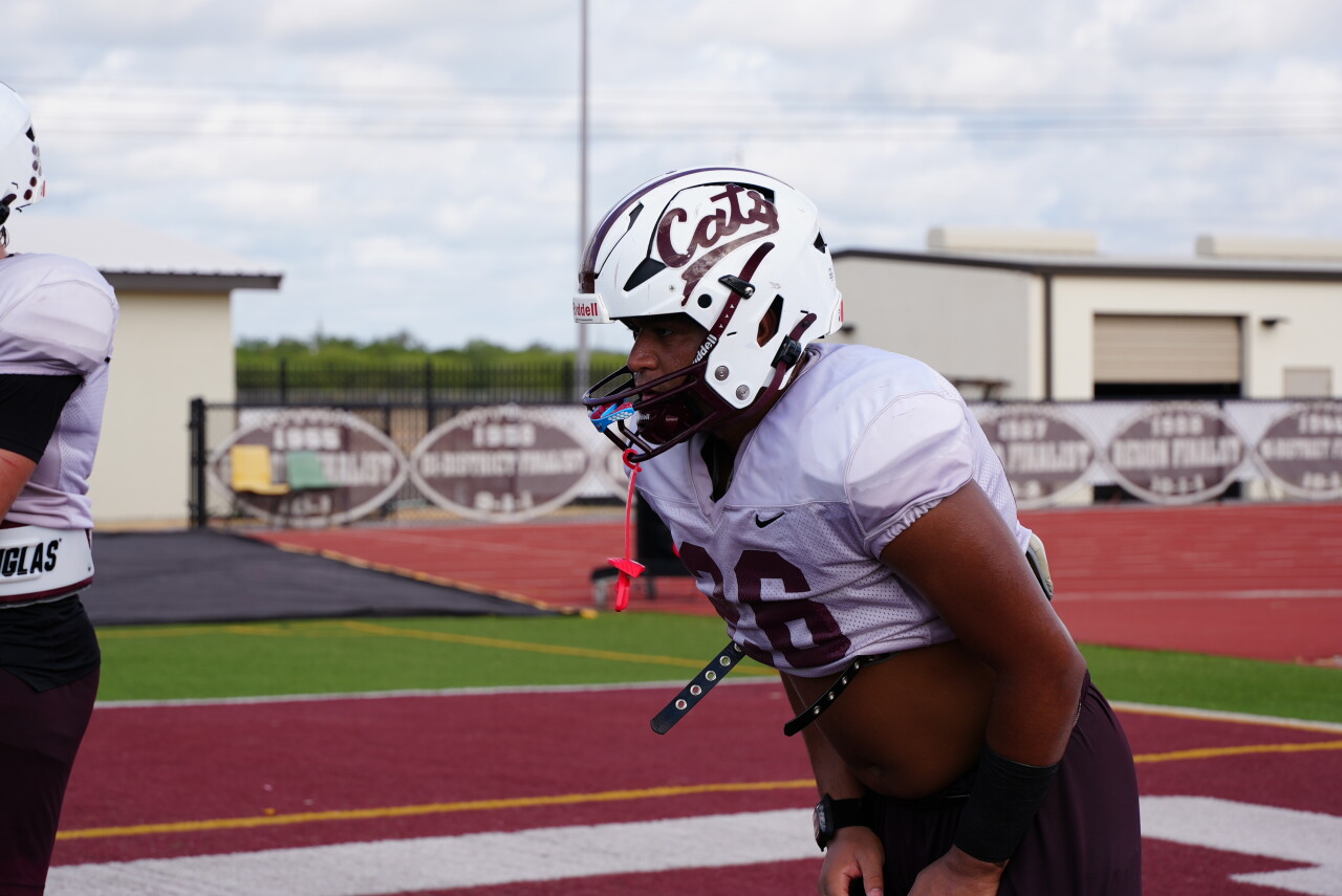 Calallen running back Jimmy Tipton