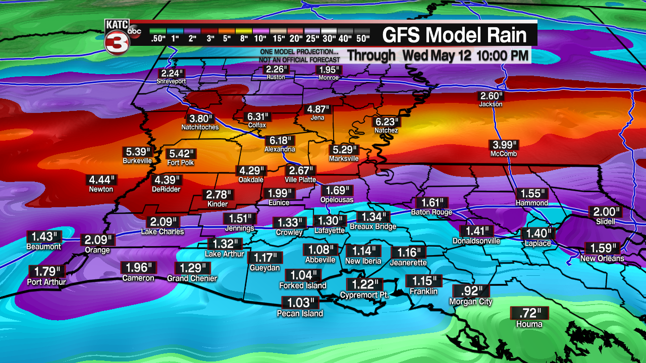 GFS Precip Accumulation Acadiana.png