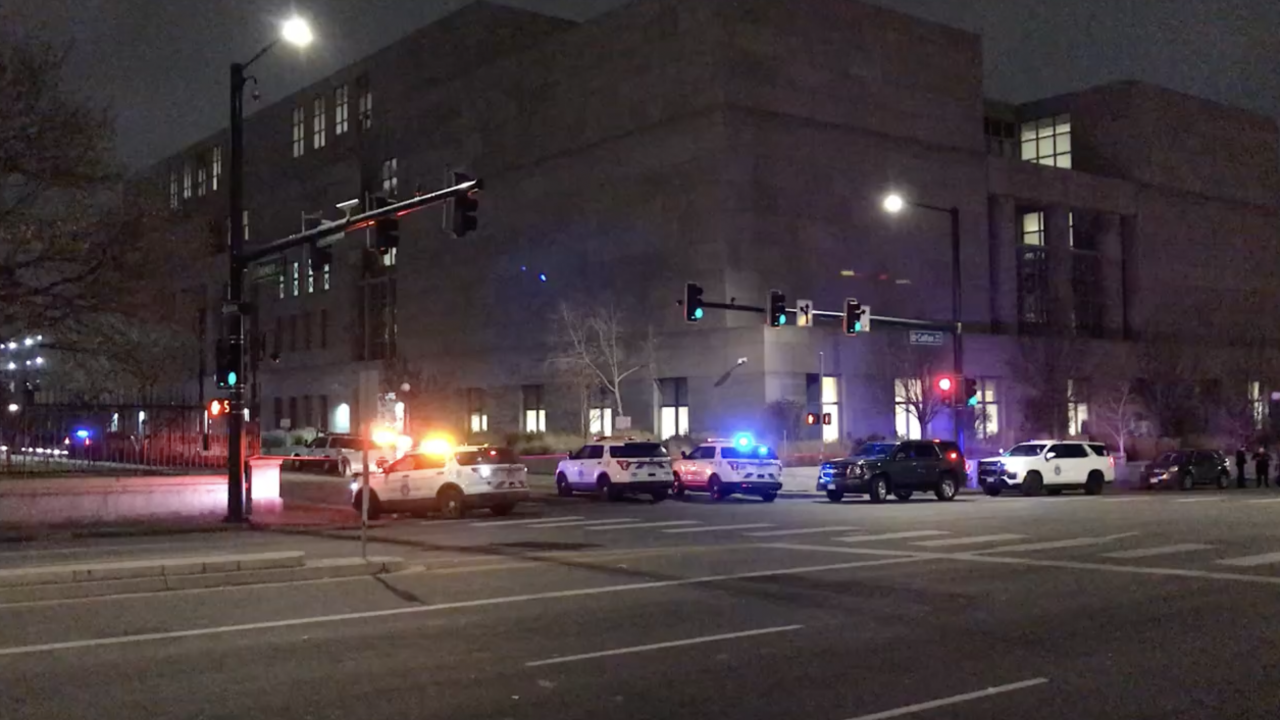 Denver police shooting at downtown jail 11-28-22