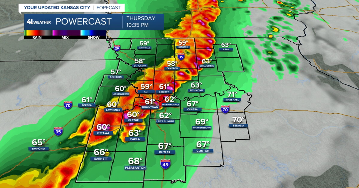 KSHB 41 Weather Blog | Update on severe weather chances through Monday