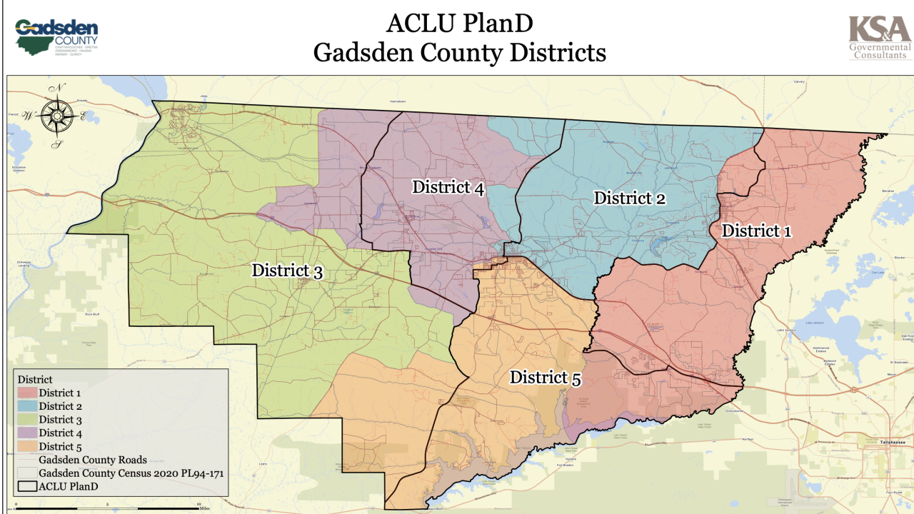 TAKE A LOOK Gadsden County leaders vote on a redistricting map