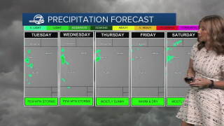 A very warm and mainly dry week ahead across Colorado!