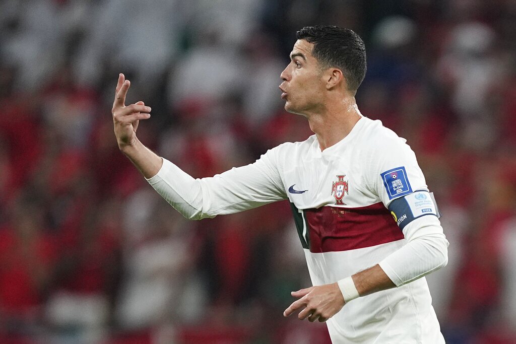 WCup Morocco Portugal Soccer