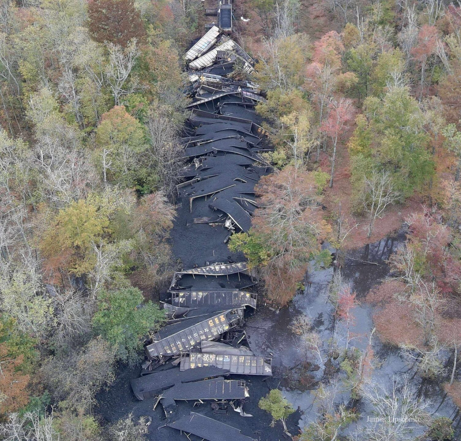 CSX Train Derailment Coal Spill New Kent County 