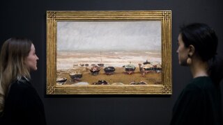 Stormy Afternoon by Spanish artist Joaqun Sorolla (est. £500,000-700,000) goes on view.