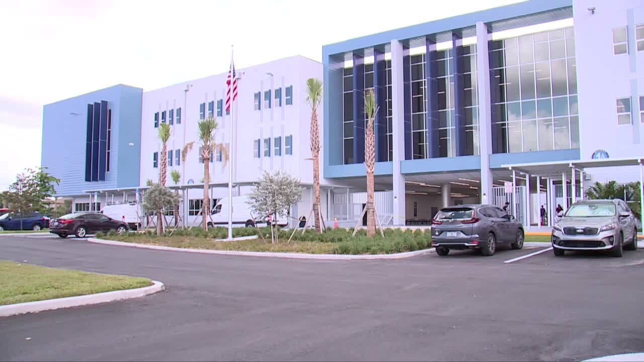 Dr. Joaquín García High School, located on Lyons Road, just north of Lantana Road in western Lake Worth, on Aug. 8, 2023.jpg