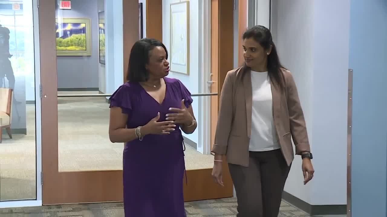 Cbs 6 anchor Reba Hollingsworth and Lathika Mohanraj