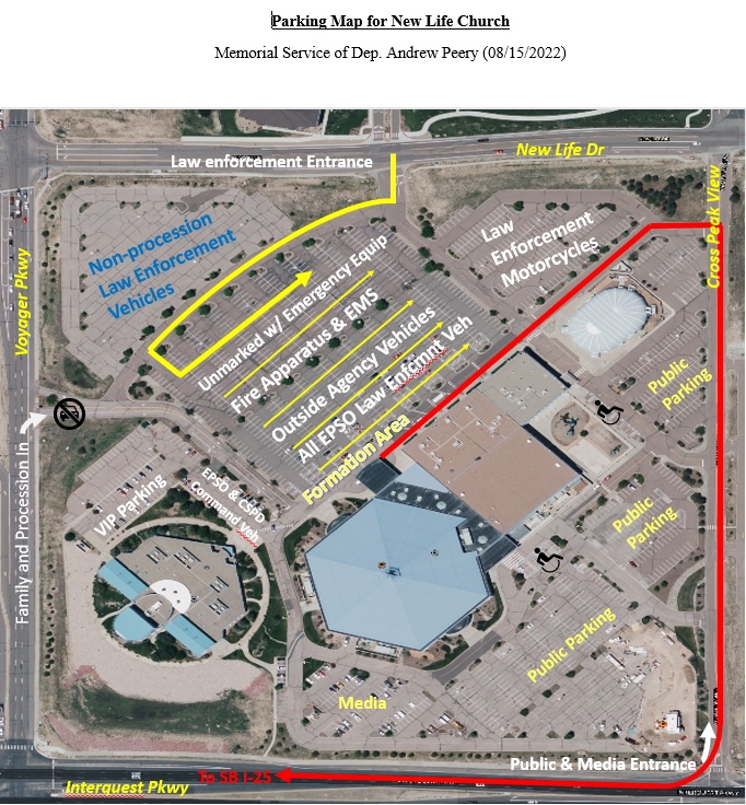 New Life Church Parking Map for Dep. Peery Funeral.png