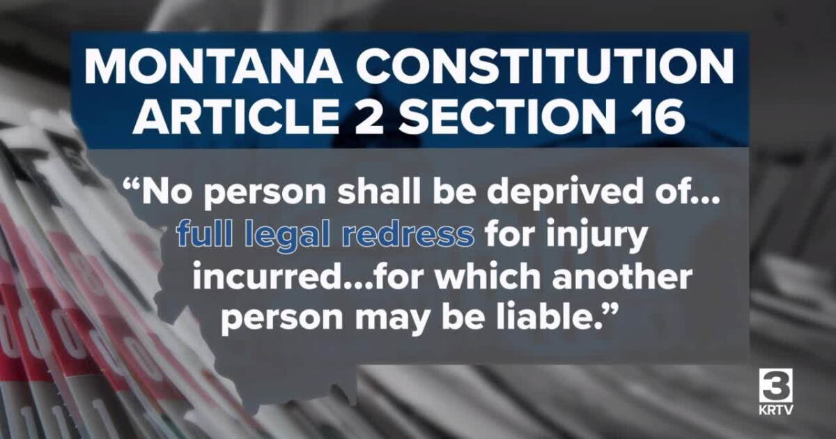 Is Montana's cap on medical malpractice damages unconstitutional? - Vimarsana News