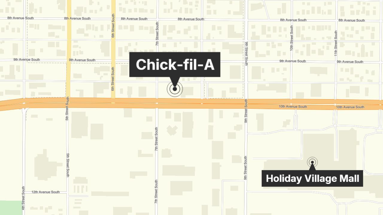 chick-fil-a map