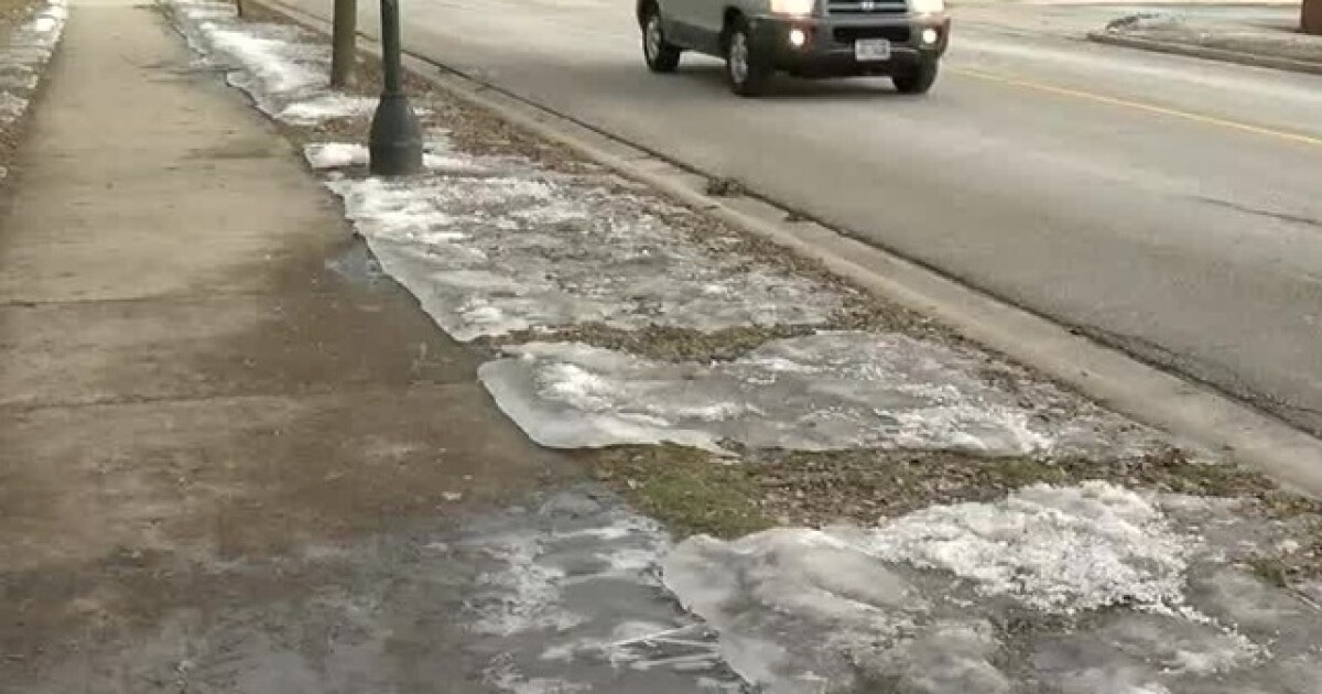 Black ice creates slippery conditions in SE Wis.