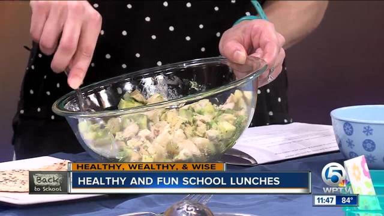 Healthy and fun school lunches