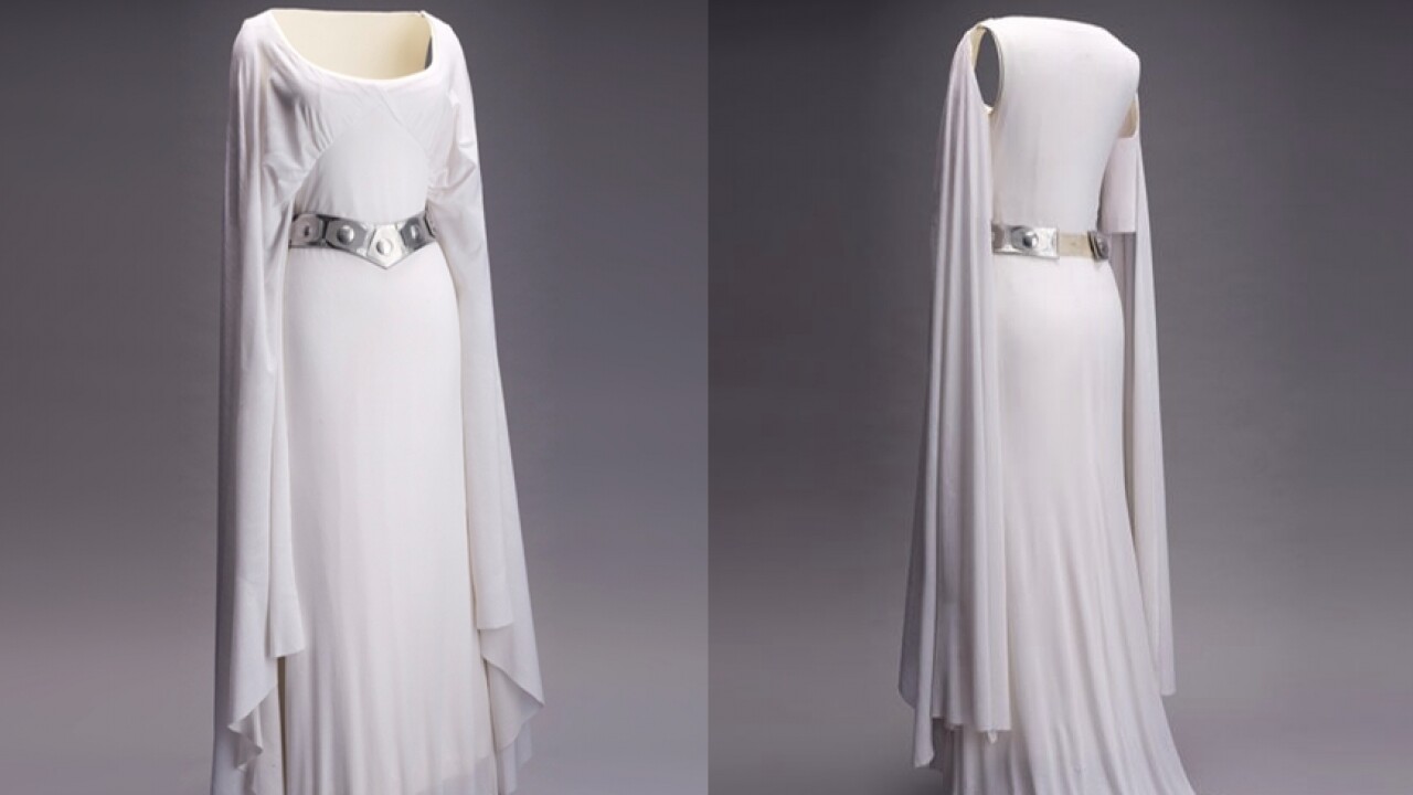 princess leia in white dress Princess Leia Organa White Dress From Star Saga: Cosplay Commission, Rebel Legion Standards