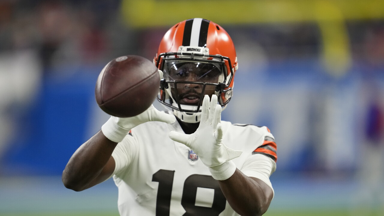 David Bell Rpi Browns WR David Bell ruled out of Texans game with hand injury