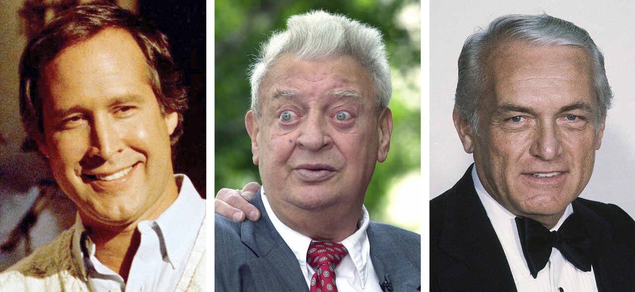 Chevy Chase, Rodney Dangerfield and Ted Knight, 'Caddyshack' actors