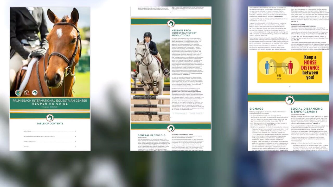 40-page equestrian plan