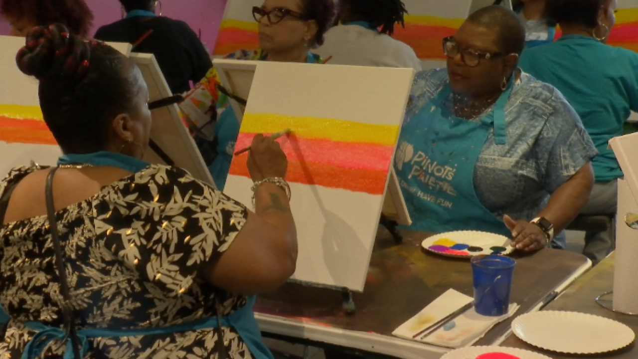 Painting the pain away for gun violence survivors