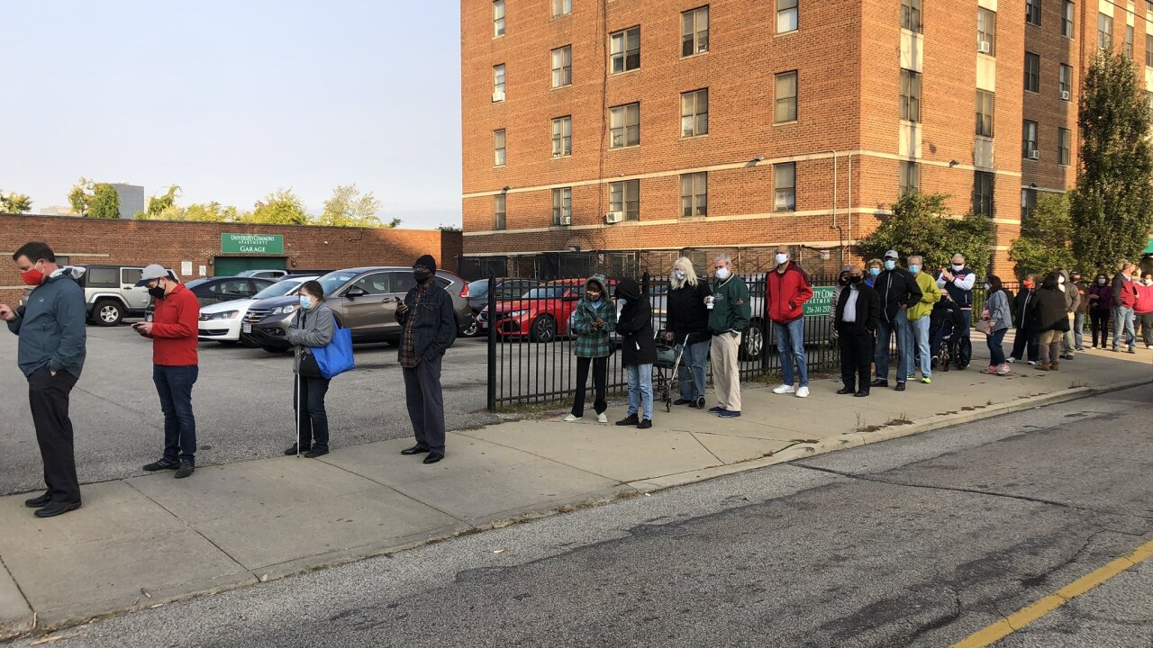 The latest First day of early voting begins in Ohio