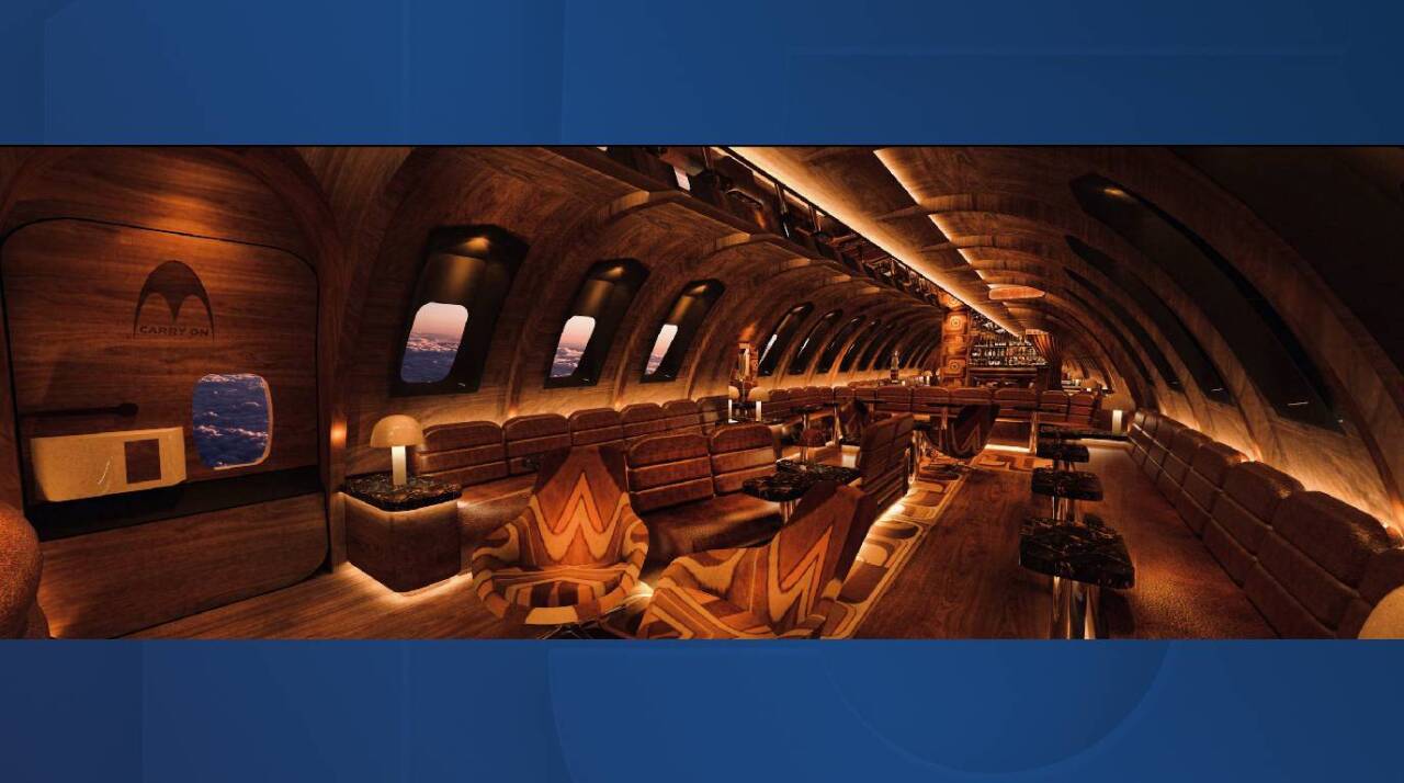 The “aircraft” for this experience will seat up to 30 seats.